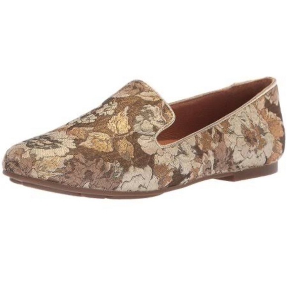 Gentle Souls by Kenneth Cole Eugene Floral Tapestry Retro Flat Loafers Size 8.5 - Picture 2 of 16